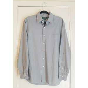 Lauren Ralph Lauren Tiny Houndstooth Button Front